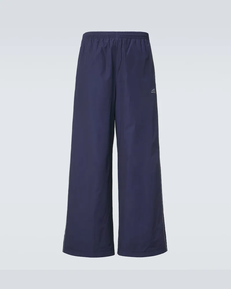 Balenciaga Jogginghose aus einem Baumwollgemisch Blau