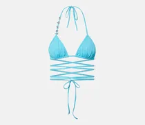 Paula's Ibiza Bikini-Oberteil aus Jacquard