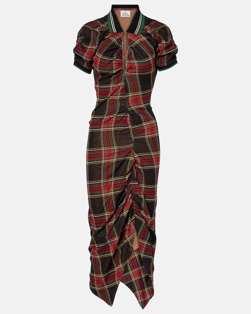Vivienne Westwood Midikleid Pulling aus Baumwolle Multicolor