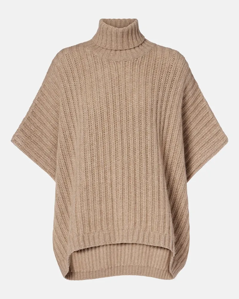 Brunello Cucinelli Rollkragenpullover aus Kaschmir Beige