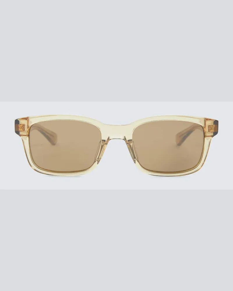 Bottega Veneta Eckige Sonnenbrille Beige