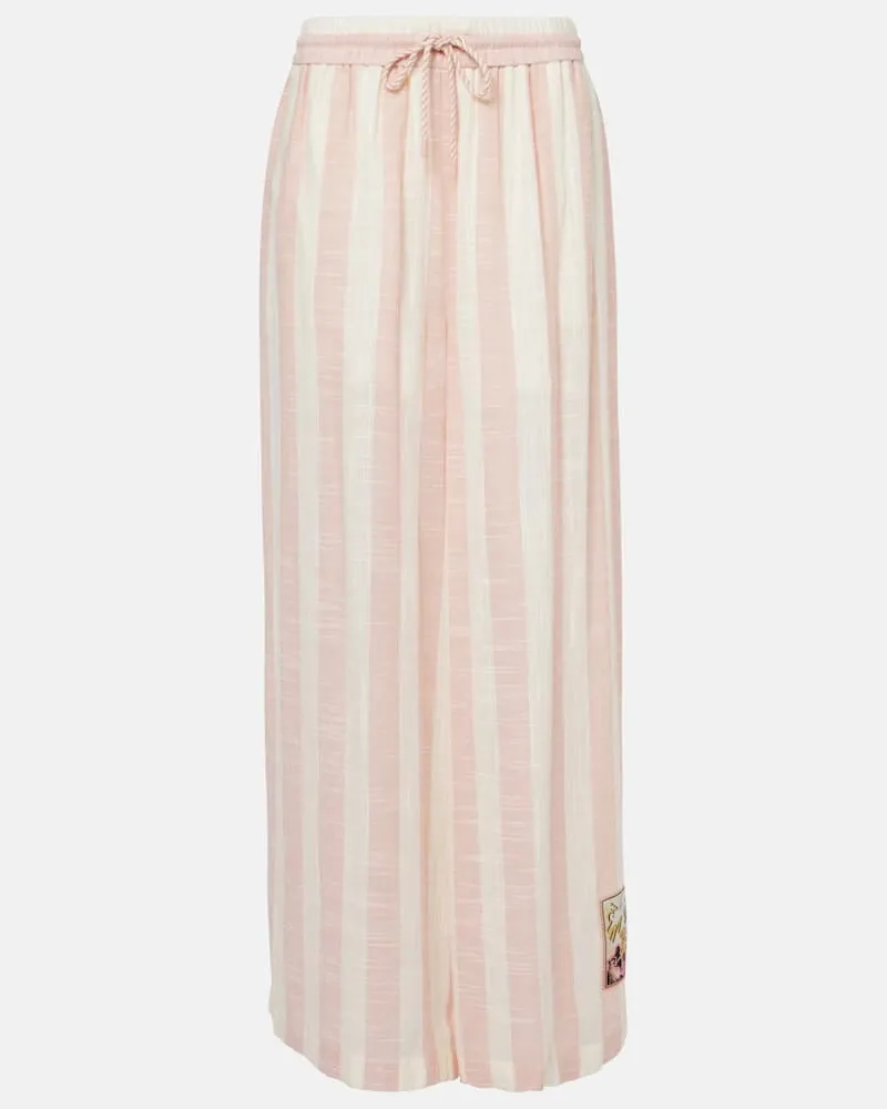 Zimmermann Weite Hose Acacia Pink
