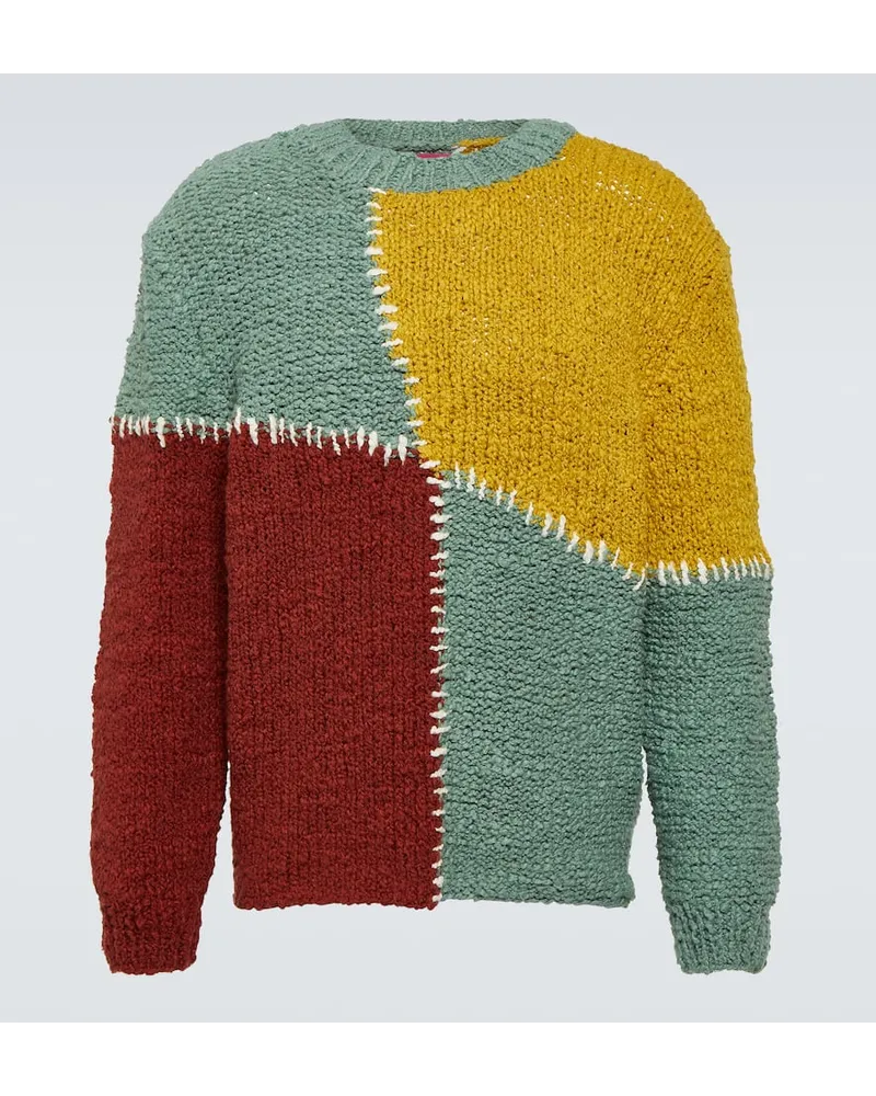 The Elder Statesman Pullover aus Baumwolle Multicolor