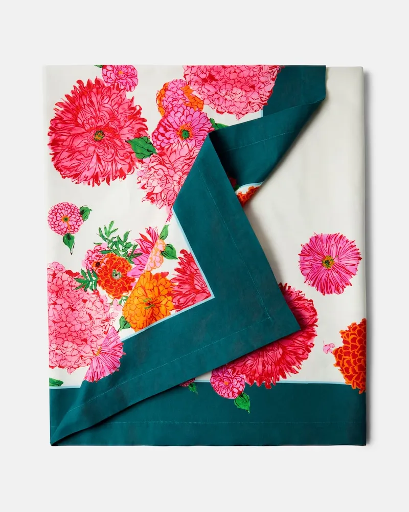 La DoubleJ Tischdecke Bright Blooms Large Multicolor