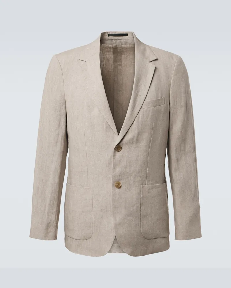 Sunspel Blazer aus Leinen Beige