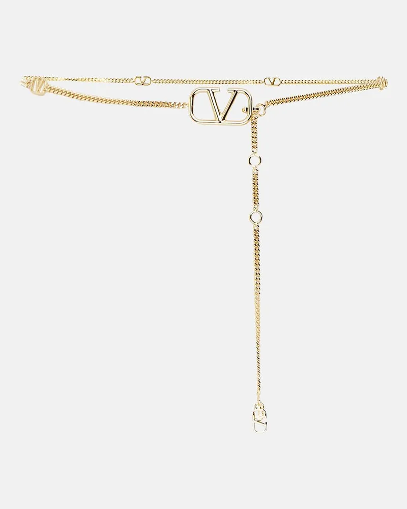 Valentino Garavani Kettengürtel VLogo Signature Gold