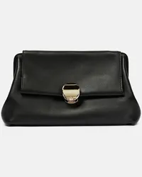 Chloé Chloe Clutch Penelope Small aus Leder Schwarz