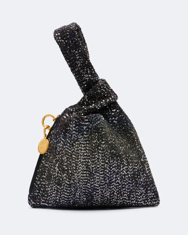 Missoni Top-Handle-Bag mit Pailletten Schwarz