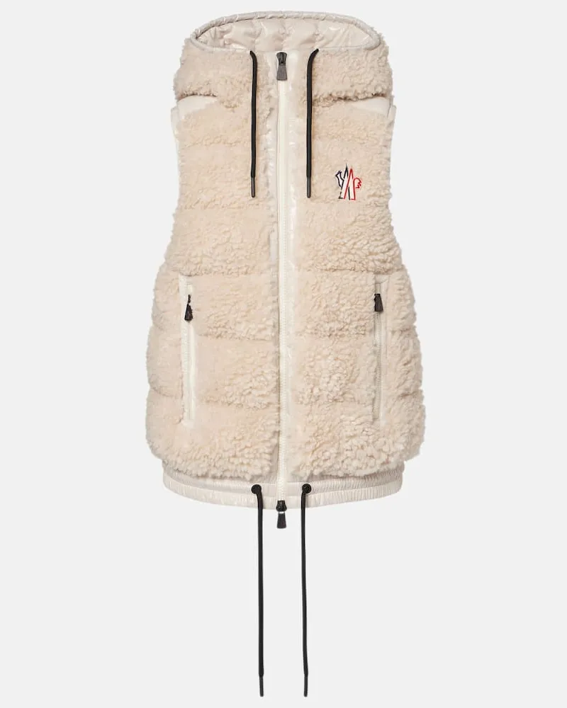 Moncler Daunenweste Weiß