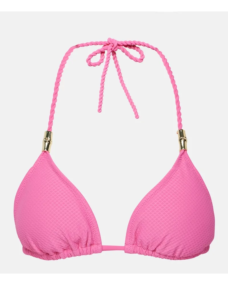 Heidi Klein Bikini-Oberteil Rope Pink