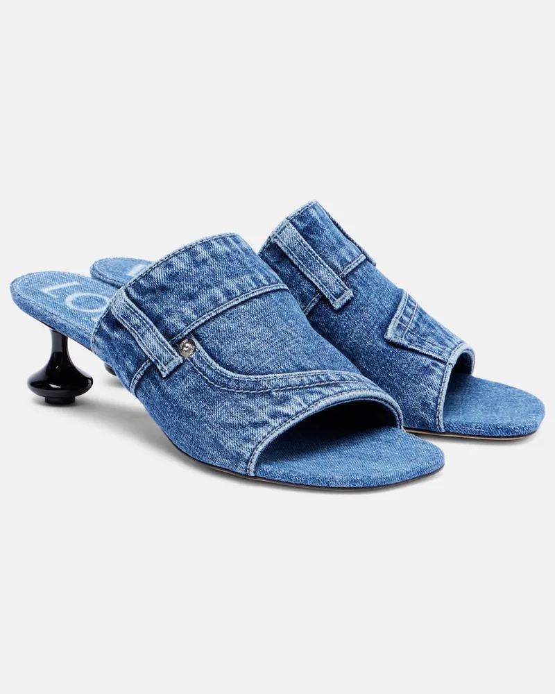 Loewe Pantoletten Toy Panta 45 Blau