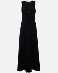 Proenza Schouler White Label Maxikleid Rey aus Jersey Schwarz