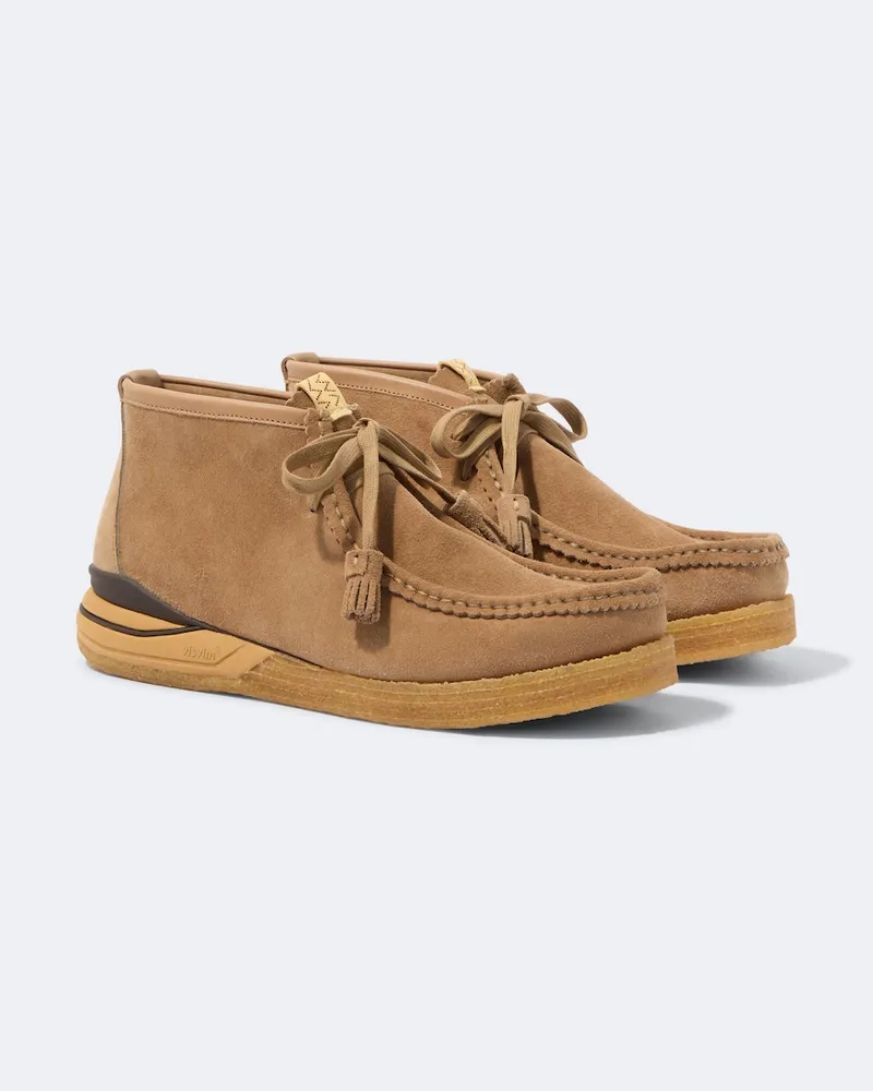 Visvim Desert Boots Beuys aus Veloursleder Beige