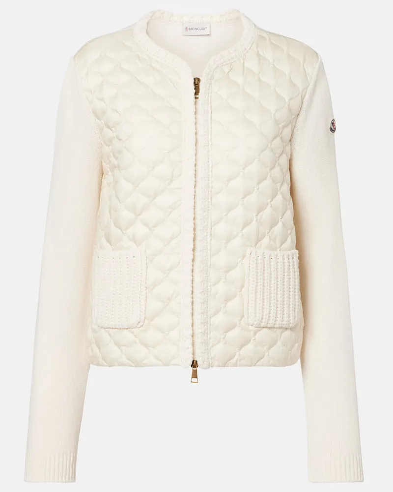 Moncler Cardigan Weiß
