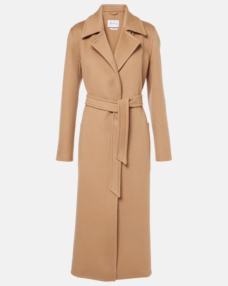 Max Mara Mantel aus Kaschmir Braun