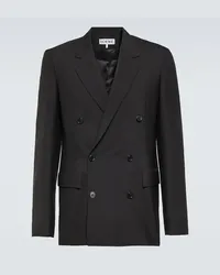 Loewe Blazer aus Wolle und Mohair Schwarz