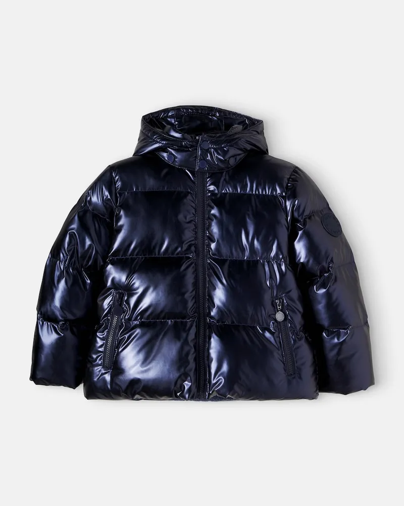 Stella McCartney Kids Wattierte Jacke Blau