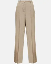 FRANKIE Shop High-Rise-Hose Gelso Beige