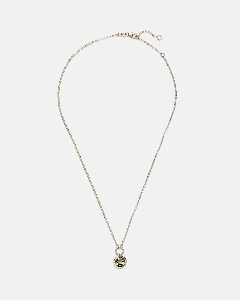 FOUNDRAE Halskette Resilience aus 18kt Gelbgold mit Emaille Gold