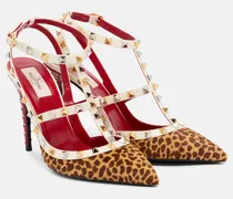 Pumps Rockstud 100 aus Kalbshaar