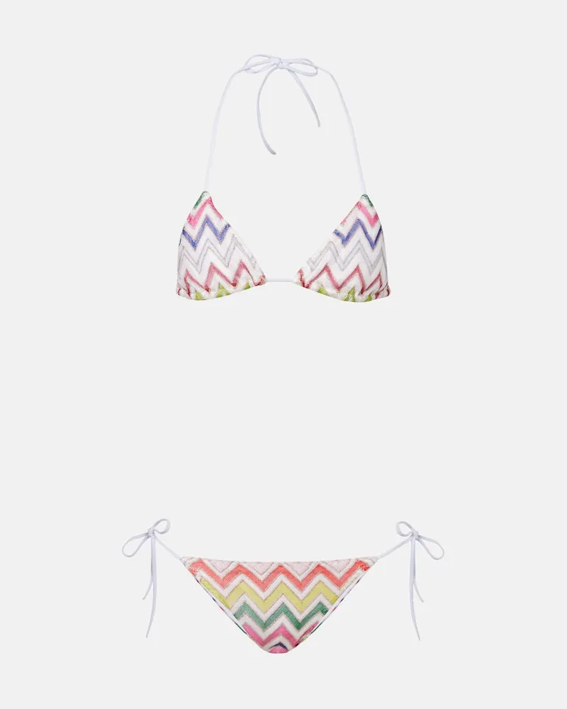 Missoni Bikini aus Häkelstrick Multicolor