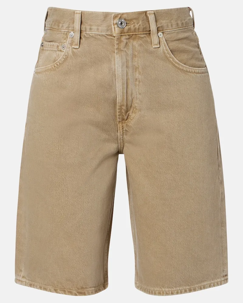 Citizens of humanity Shorts Court aus Denim Beige