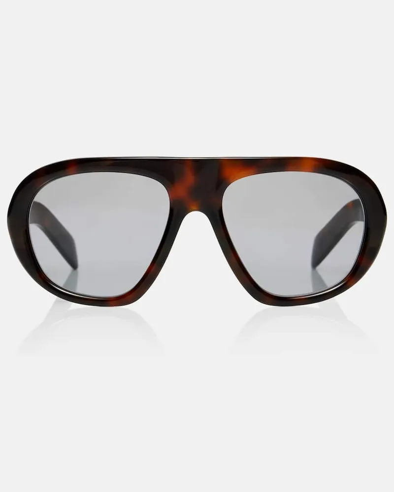 Prada Aviator-Sonnenbrille Braun