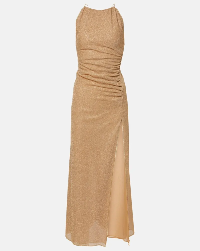 Oséree Oséree Maxikleid Gold