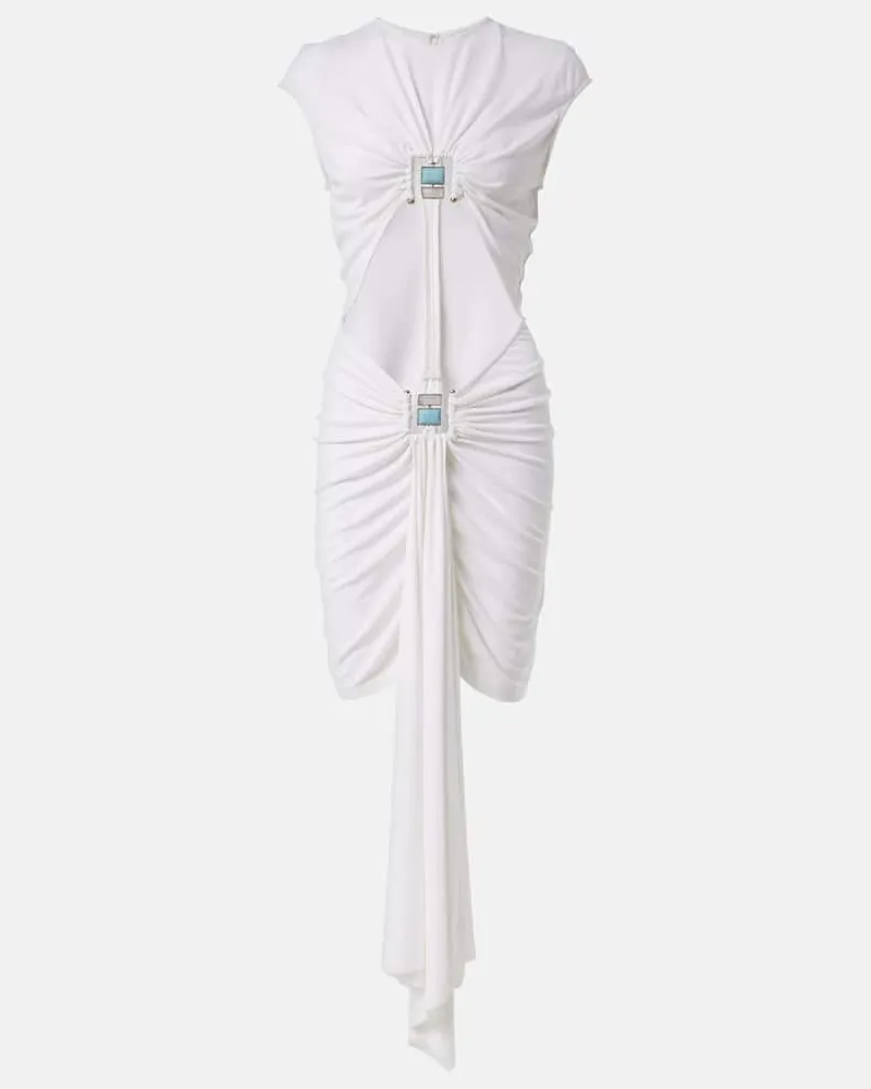 Christopher Esber Minikleid aus Jersey Weiß
