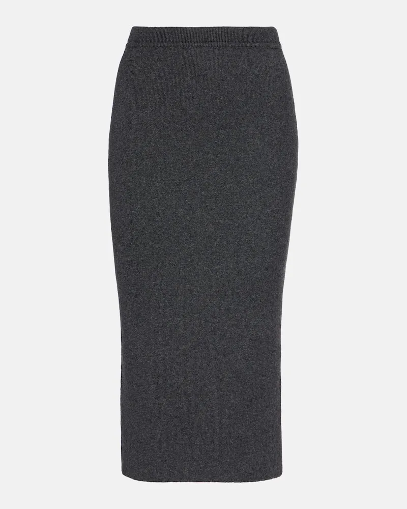 Tom Ford Midirock aus einem Kaschmirgemisch Grau