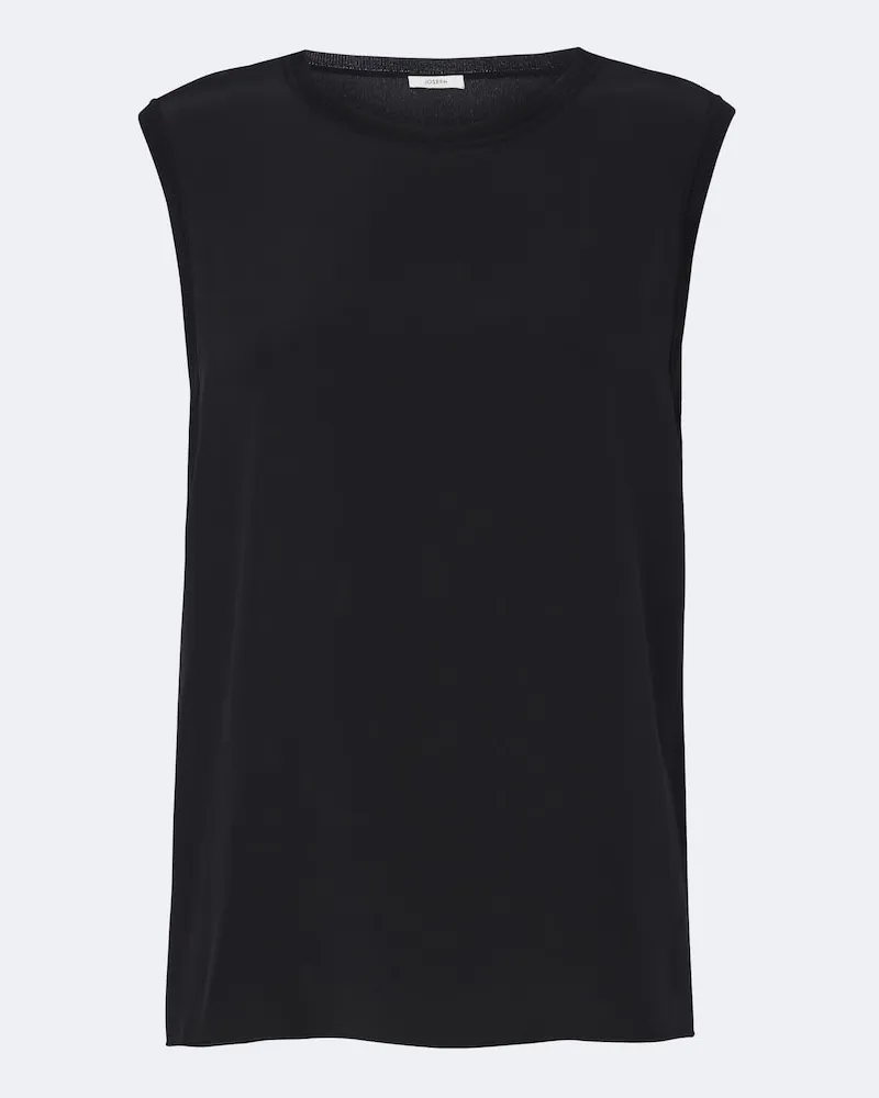 Joseph Top Bley aus Seidenkrepp Schwarz