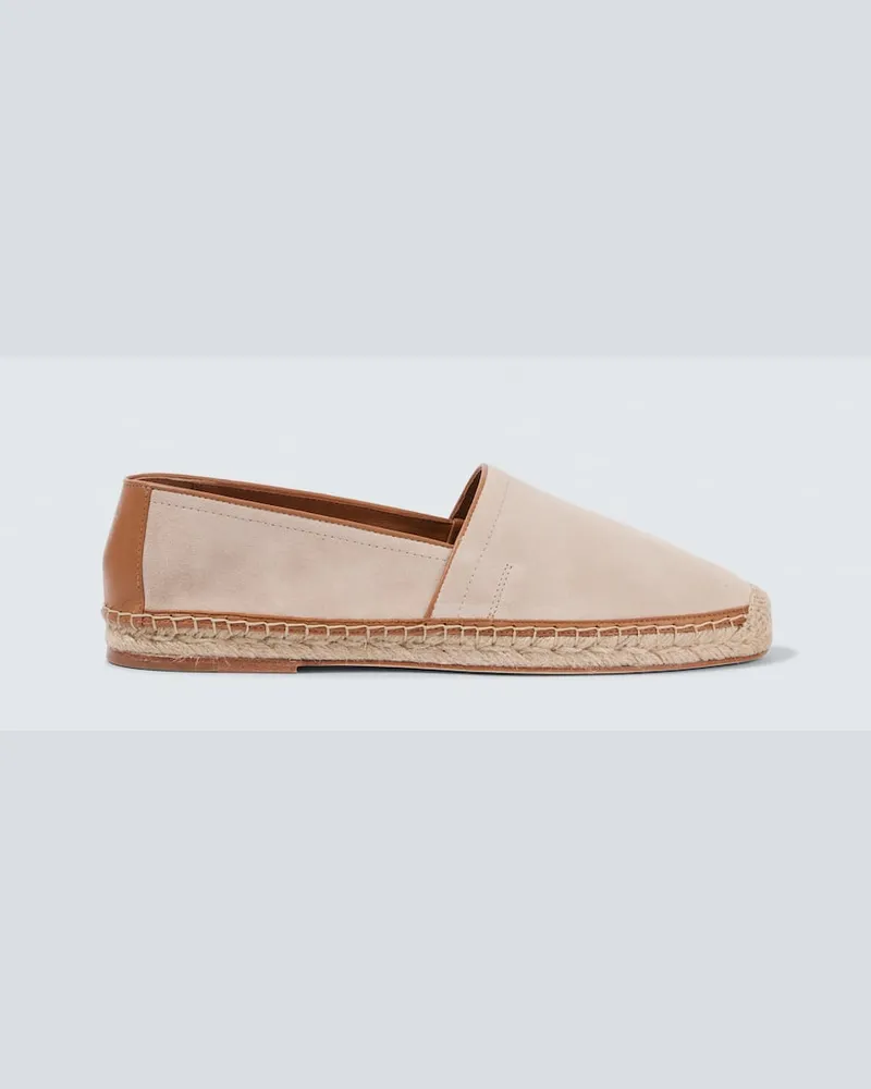 Brunello Cucinelli Espadrilles aus Leder Beige