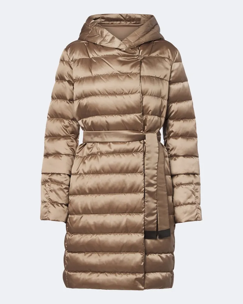 Max Mara The Cube Wendbarer Daunenmantel Beige