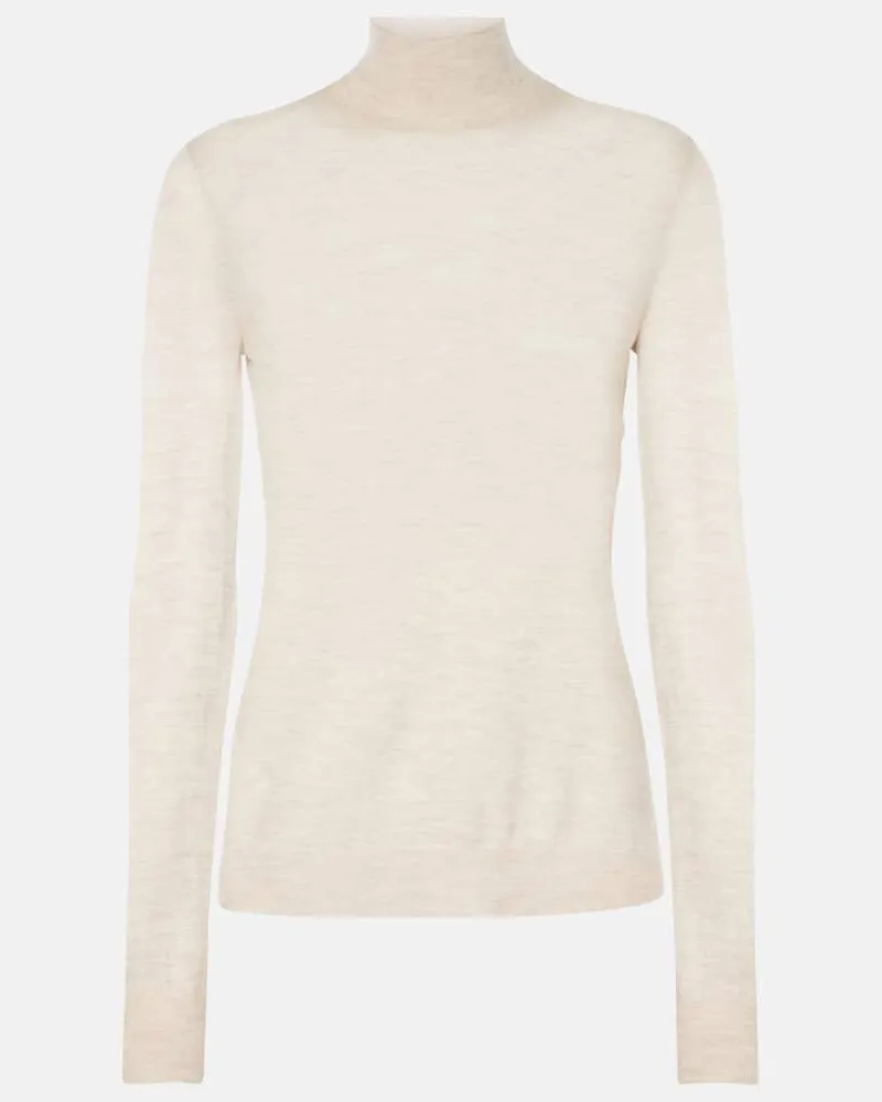 Joseph Pullover aus Kaschmir Weiß
