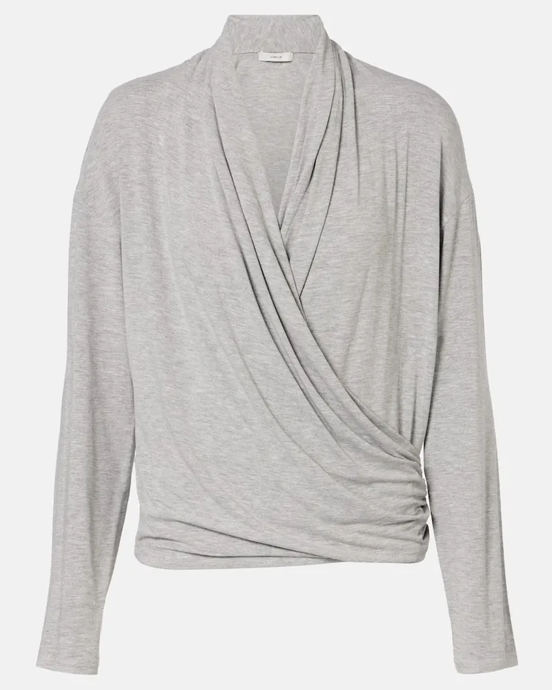 Vince Top aus Jersey Grau
