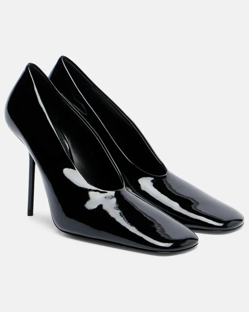 Victoria Beckham Pumps 100 aus Lackleder Schwarz