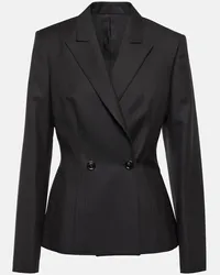 Alaïa Alaia Blazer aus Woll-Gabardine Schwarz