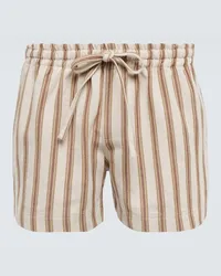 COMMAS Shorts Mocha aus einem Baumwollgemisch Multicolor