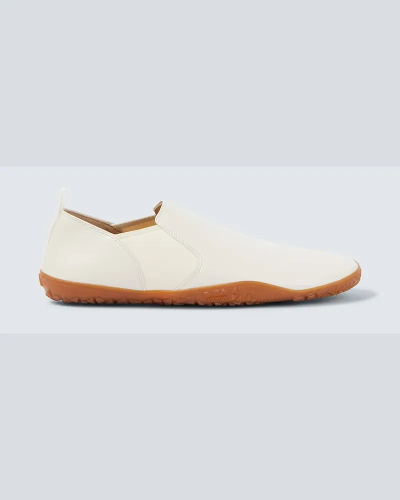 Christophe Lemaire Slip-Ons Vibram Glove aus Leder Weiß
