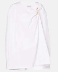 Dries van Noten Top aus Baumwolle Weiss