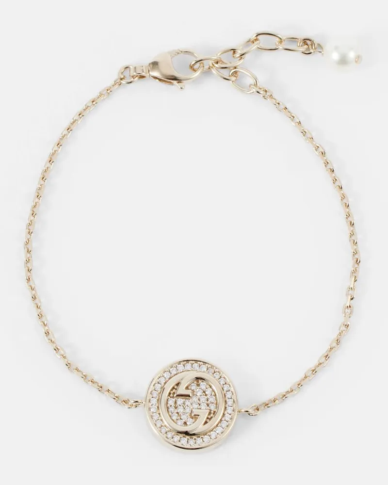 Gucci Armband Gucci Blondie mit Kristallen Gold