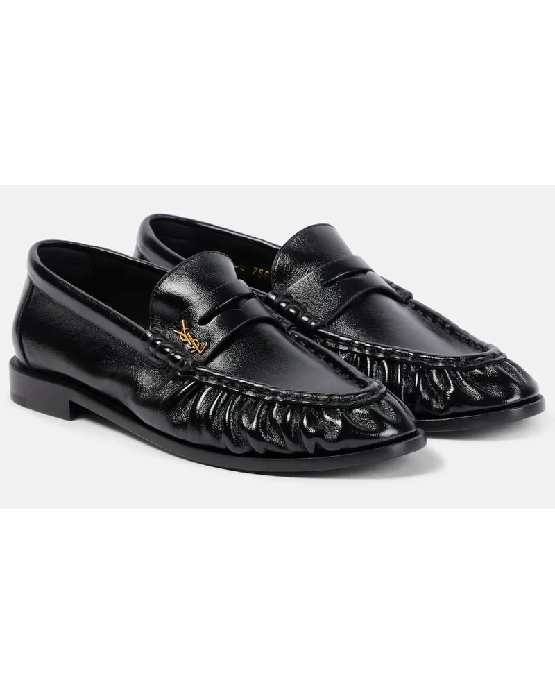 Saint Laurent Loafers Le Loafer aus Leder Schwarz