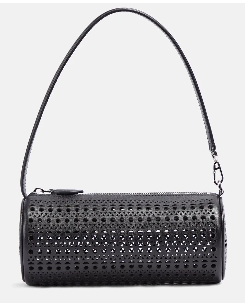 Alaïa Alaia Schultertasche Tube aus Leder Schwarz