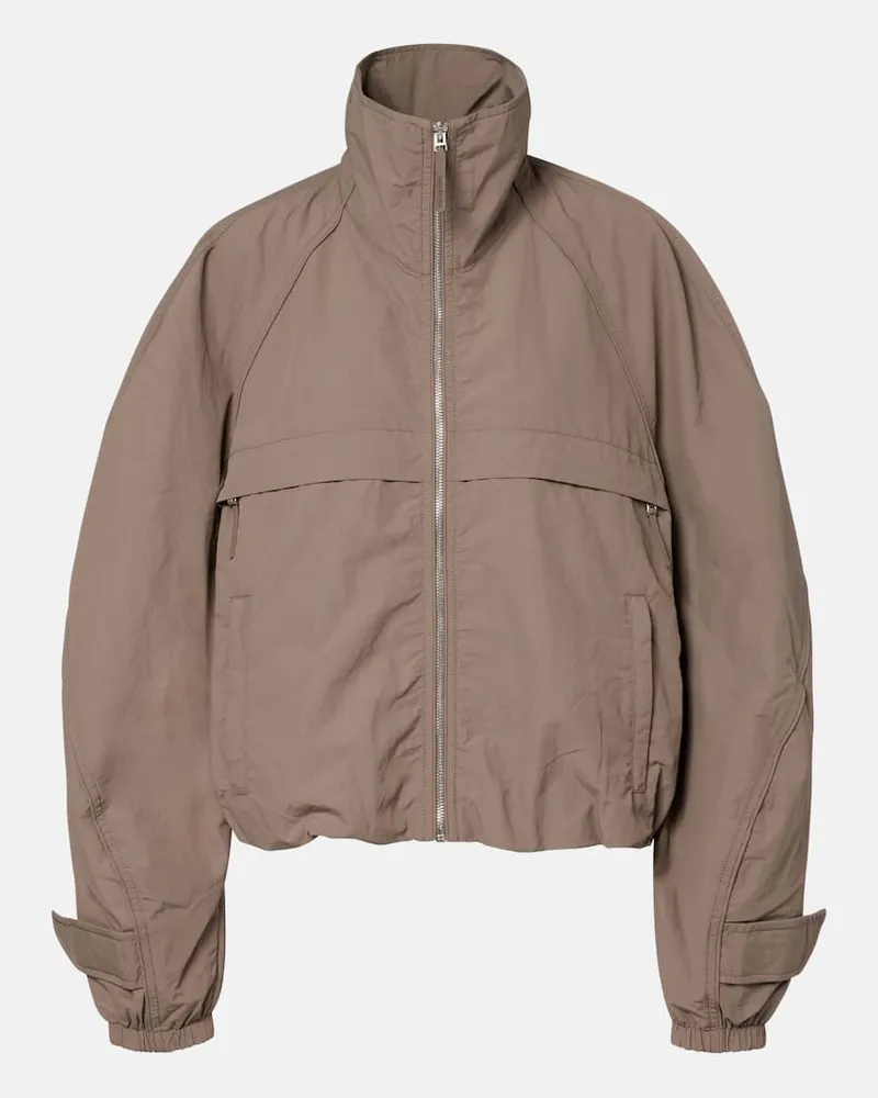 Acne Studios Bestickte Jacke Beige