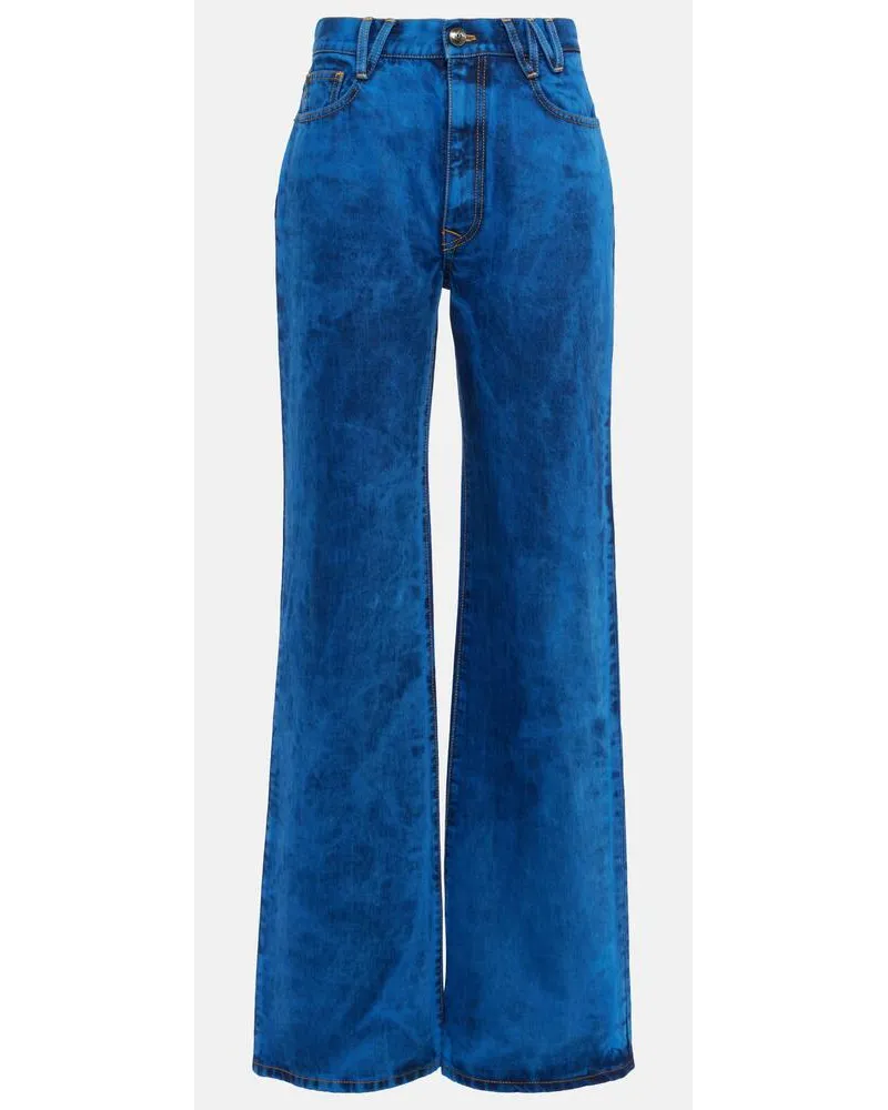 Vivienne Westwood High-Rise Flared Jeans Blau