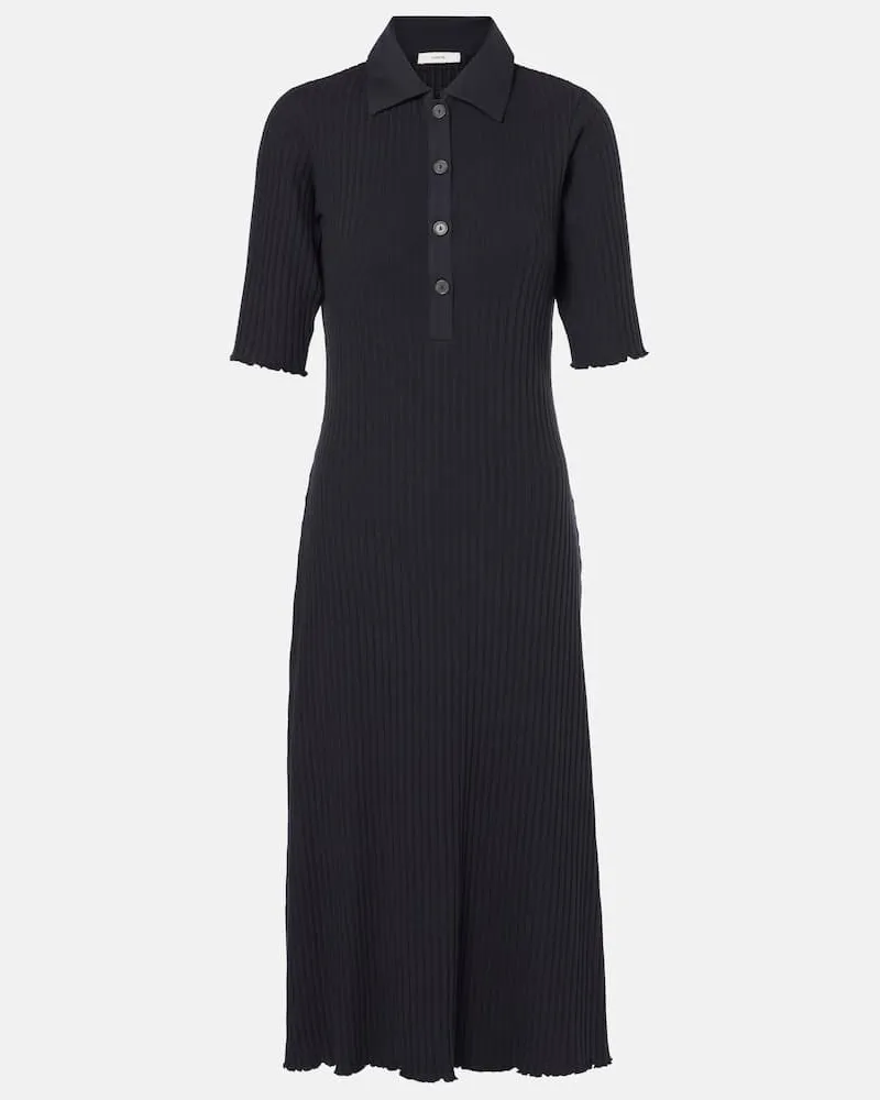 Vince Polokleid aus Rippstrick Blau