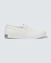 Comme des Garçons Comme des Garcons Homme Slip-Ons aus Leder Weiss