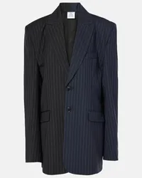 VETEMENTS Blazer aus Wolle Blau