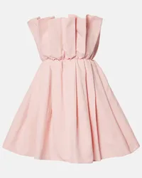 STAUD Minikleid Cordelia aus einem Baumwollgemisch Pink