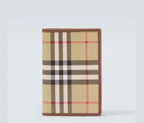Reisepass-Etui Burberry Check aus Canvas